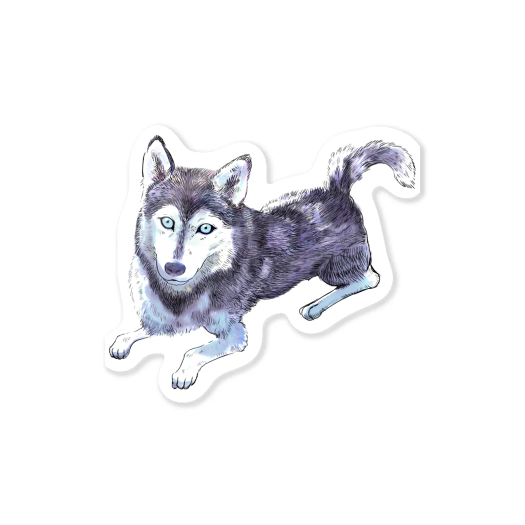 DOG STUDIOのシベリアンハスキー Sticker