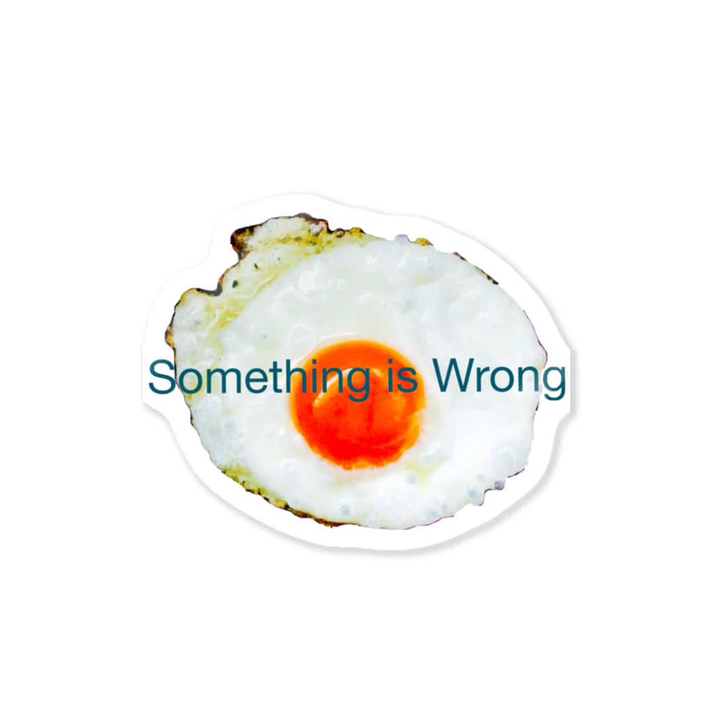 Something_is_Wrongの裏返す直前 by Wanna&Co. Sticker