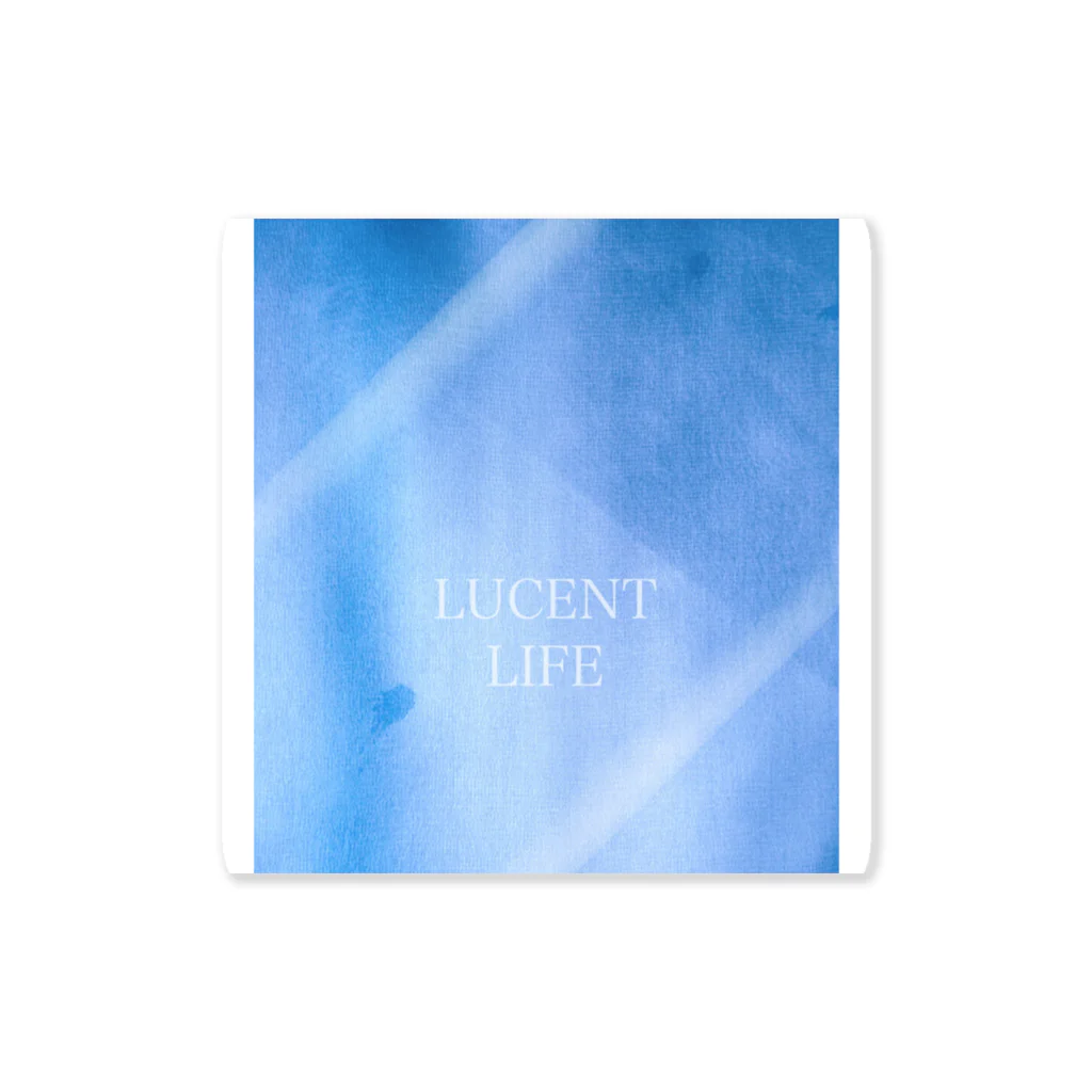 LUCENT LIFEのLUCENT LIFE 青世界 / Blue feeling ステッカー