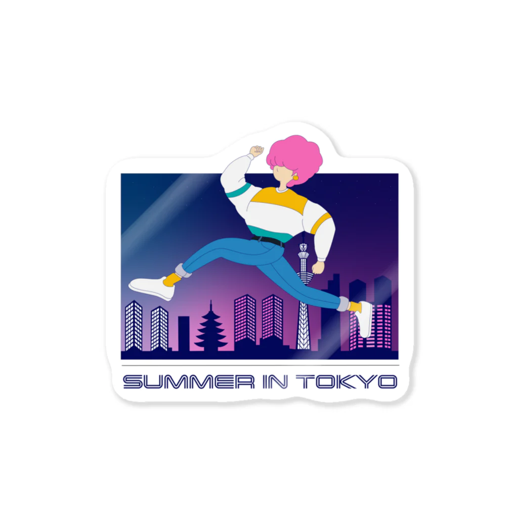 SUMMERのSUMMER IN TOKYO Night ver ステッカー