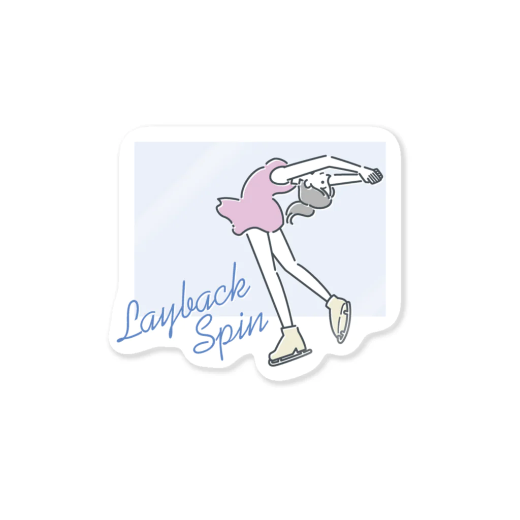 rd-T（フィギュアスケートデザイングッズ）のLayback Spin Sticker