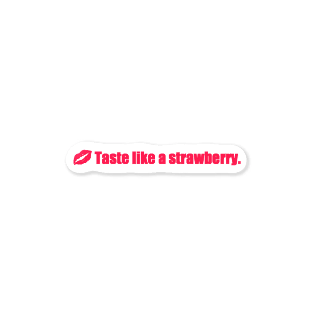 KickassのTaste like a strawberry. ステッカー