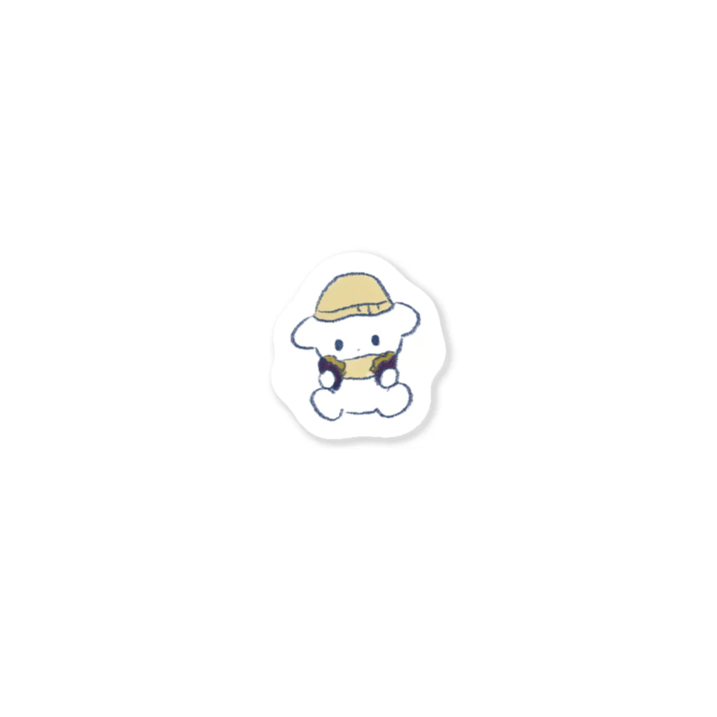 TOFU's SHOPのさつまいもとうふちゃん・秋 Sticker