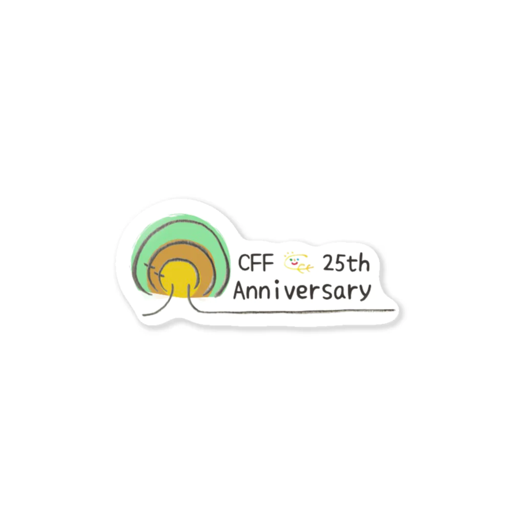 CFFJAPANのCFF25周年ロゴステッカー Sticker