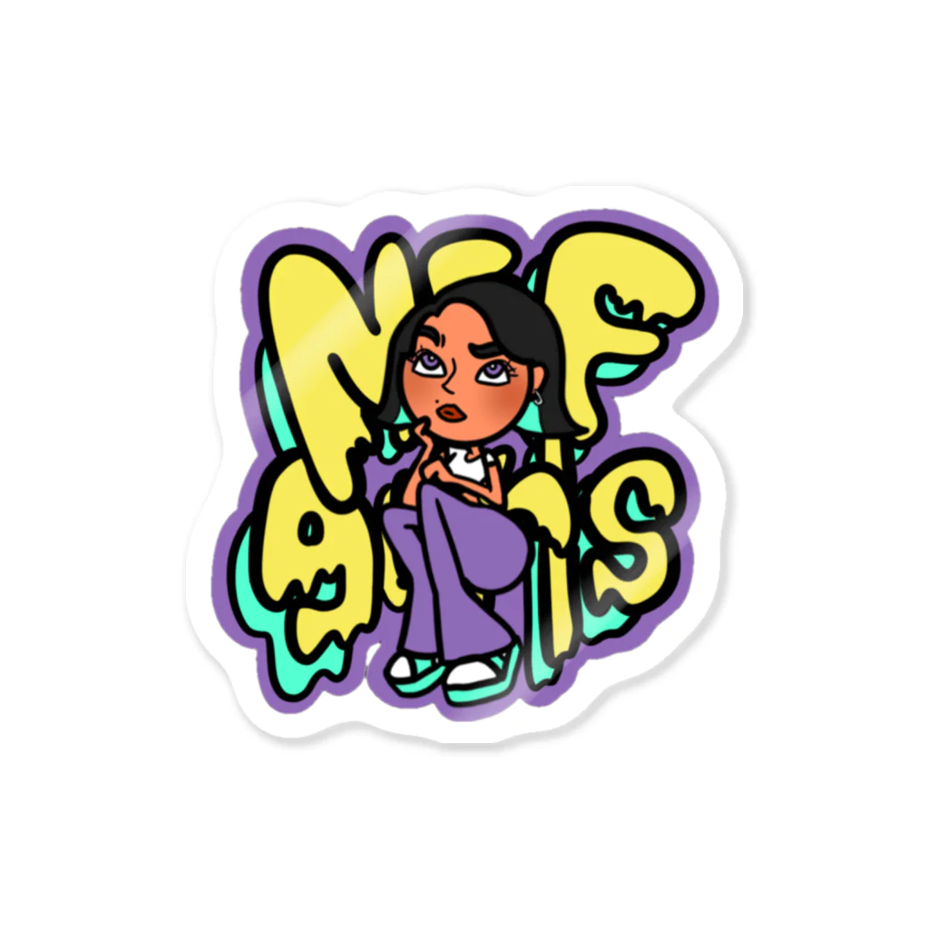 NEF girls.official のNEF girls Momo Sticker