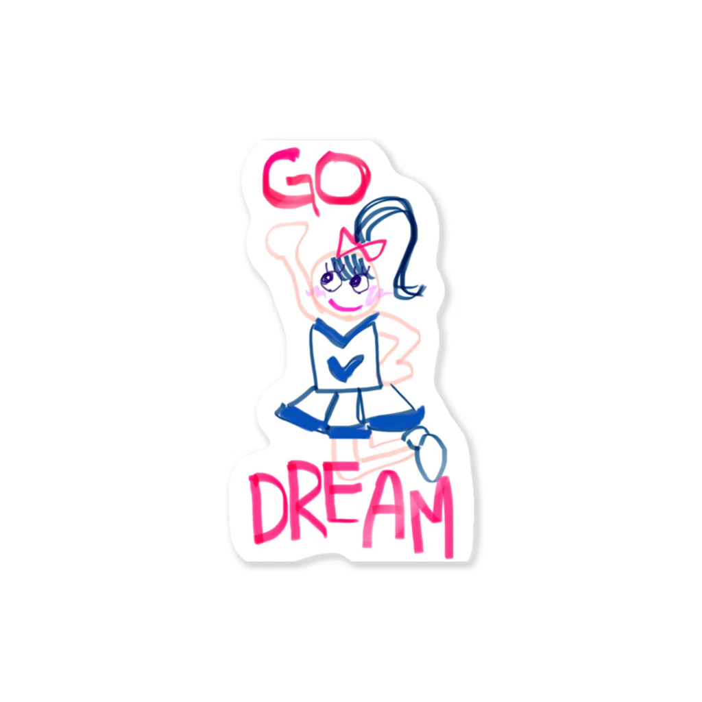 Sumire💜Smile〜Cheerleader〜のGo!Dream! Sticker