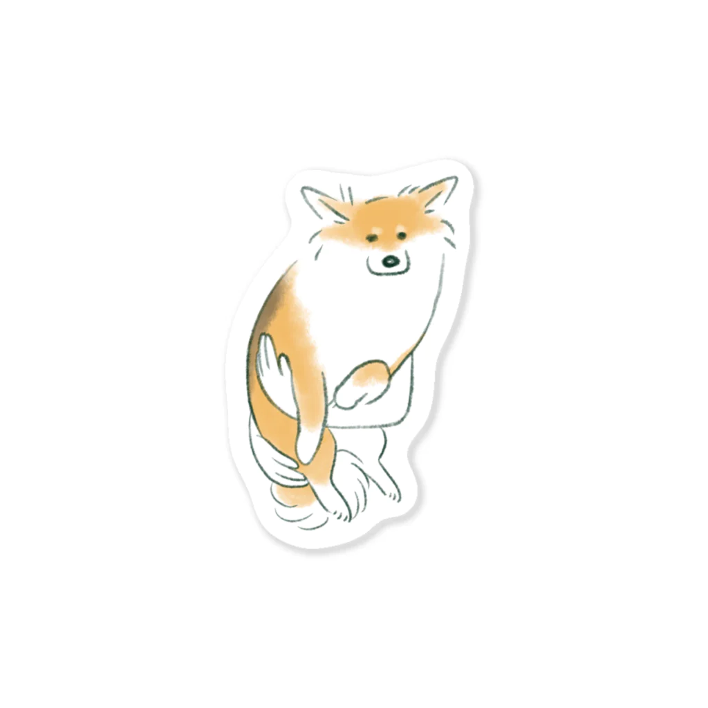 犬小屋のだっこ Sticker