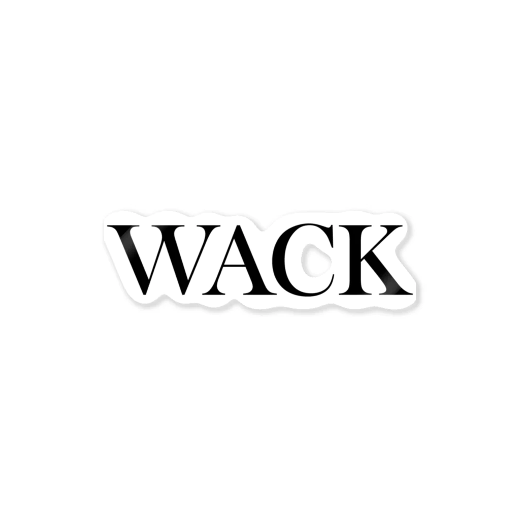 wack セール shop ステッカー