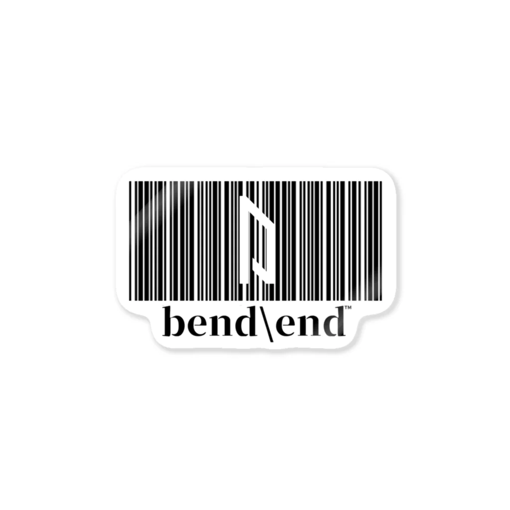 bend\end(ベンドエンド)のbarcode. Sticker