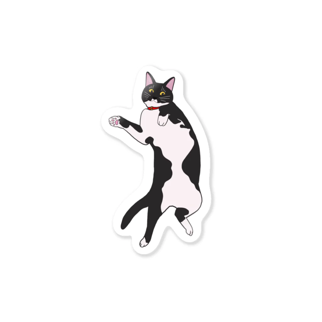 NAZの床に落ちてるねこ Sticker