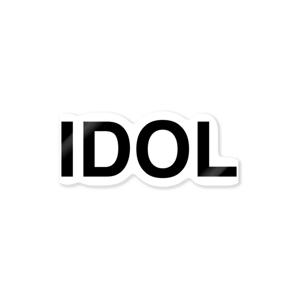 TOKYO LOGOSHOP 東京ロゴショップのIDOL-アイドル- Sticker