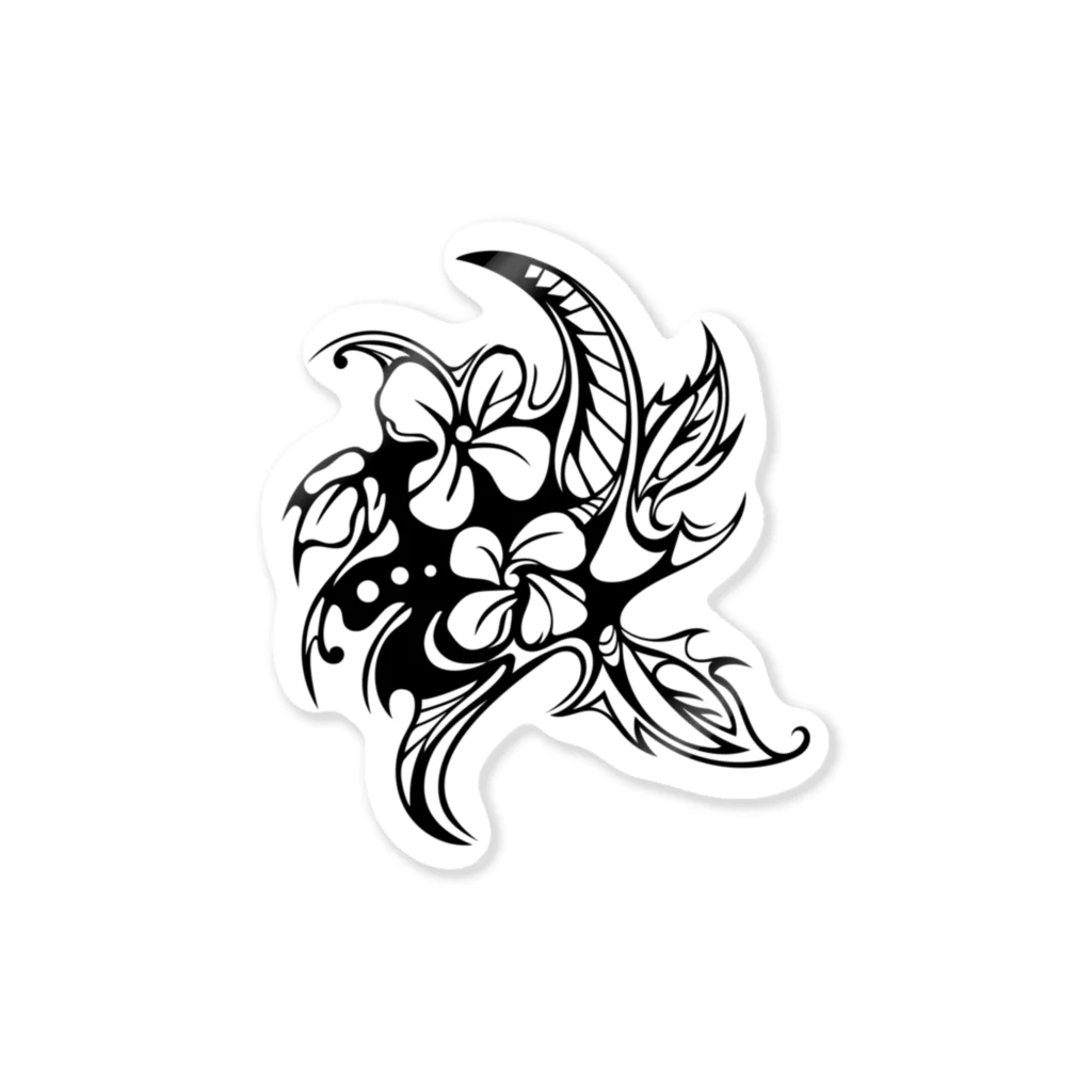 tribal トライバル【花】 / Tribal 70 Design ( Tribal-70-Design )のステッカー通販 ∞ SUZURI（スズリ）