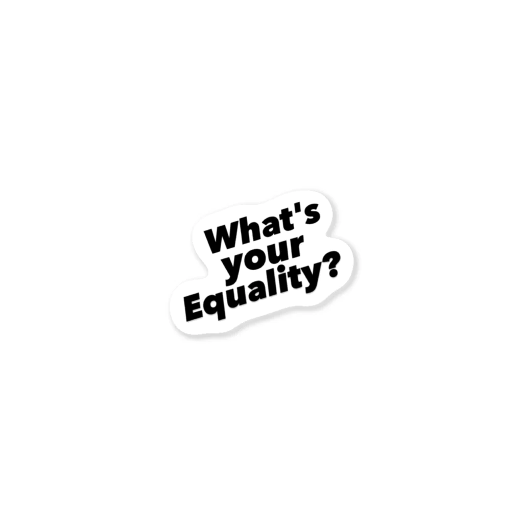 イリカ 🤍の教えて！Equalityって知ってる？ ステッカー