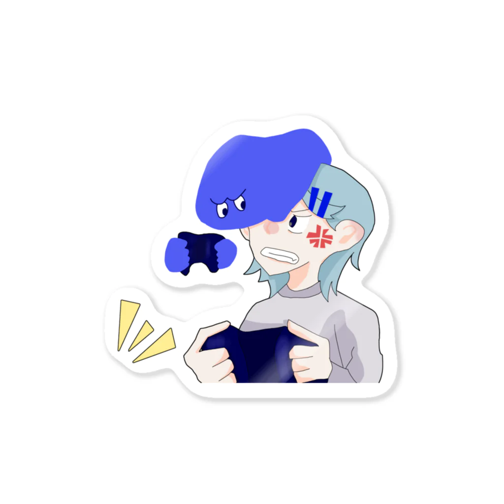 chqnxiのplaying Sticker