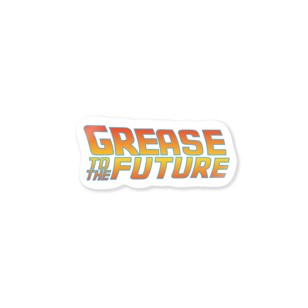 グリースモーターサイクルのgrease フューチャー Sticker