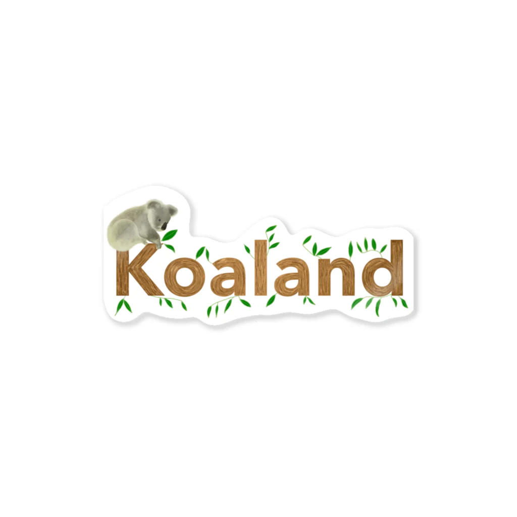 Koaland🐨🌿のKoalandユーカリとコアラ Sticker