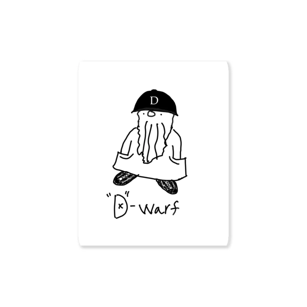 D-warfのD-warf ステッカー Sticker