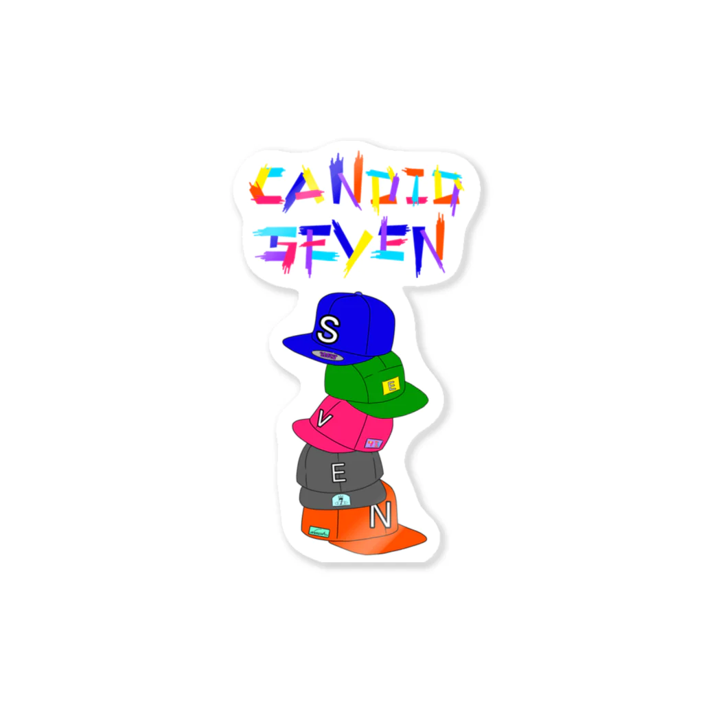 Candid.7のCANDID SEVEN  Sticker