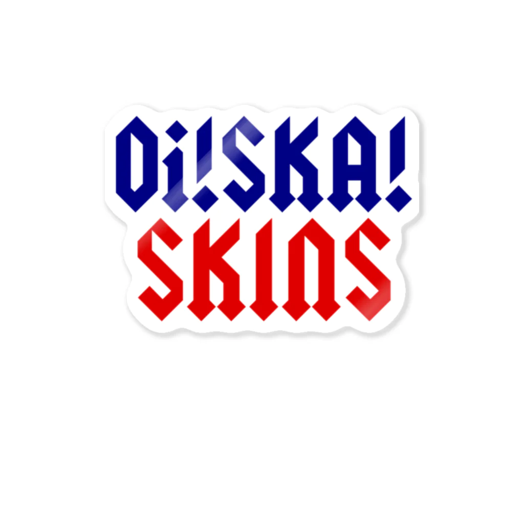 Punk Rock JukeboxのOi SKA Skins Sticker