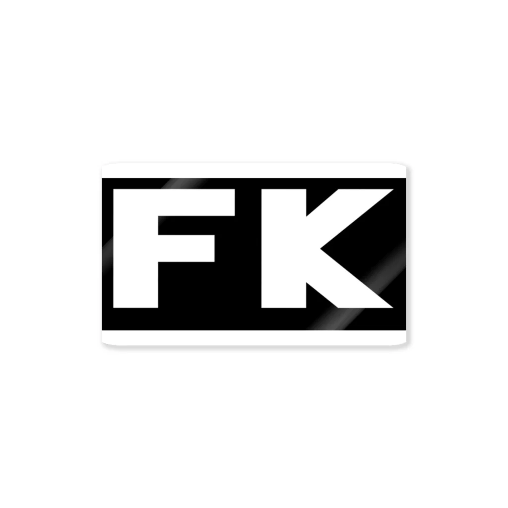 FKのFK BOX LOGO  ステッカー