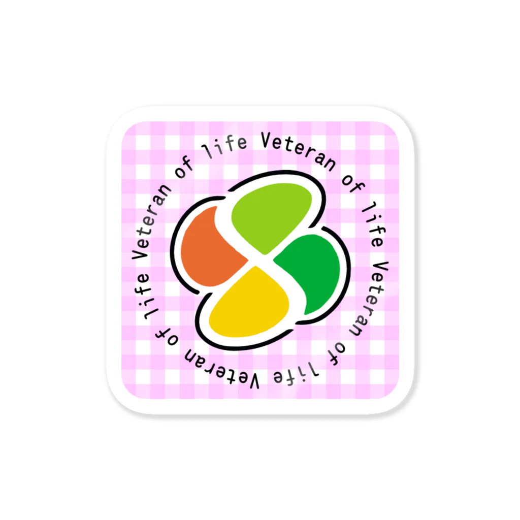 tomo-miseのVeteran of life（Pi）（ステッカー） Sticker