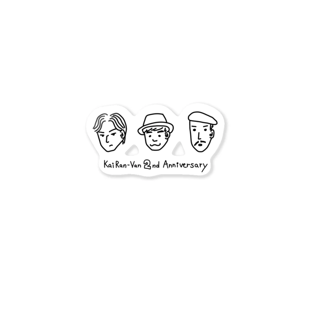KaiRan-Van StoreのKRV 2nd Anniversary ステッカー Sticker