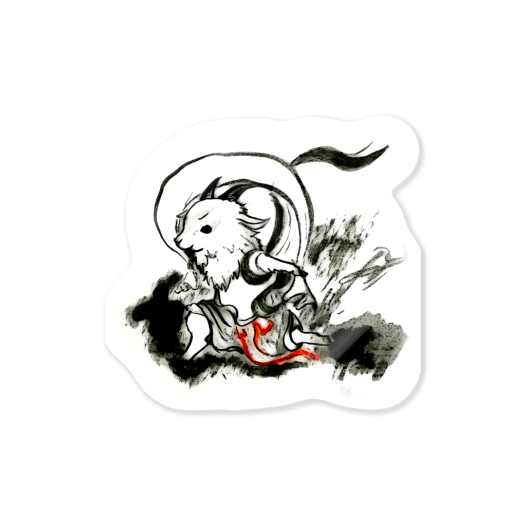 こまろくの風神めぇめ Sticker