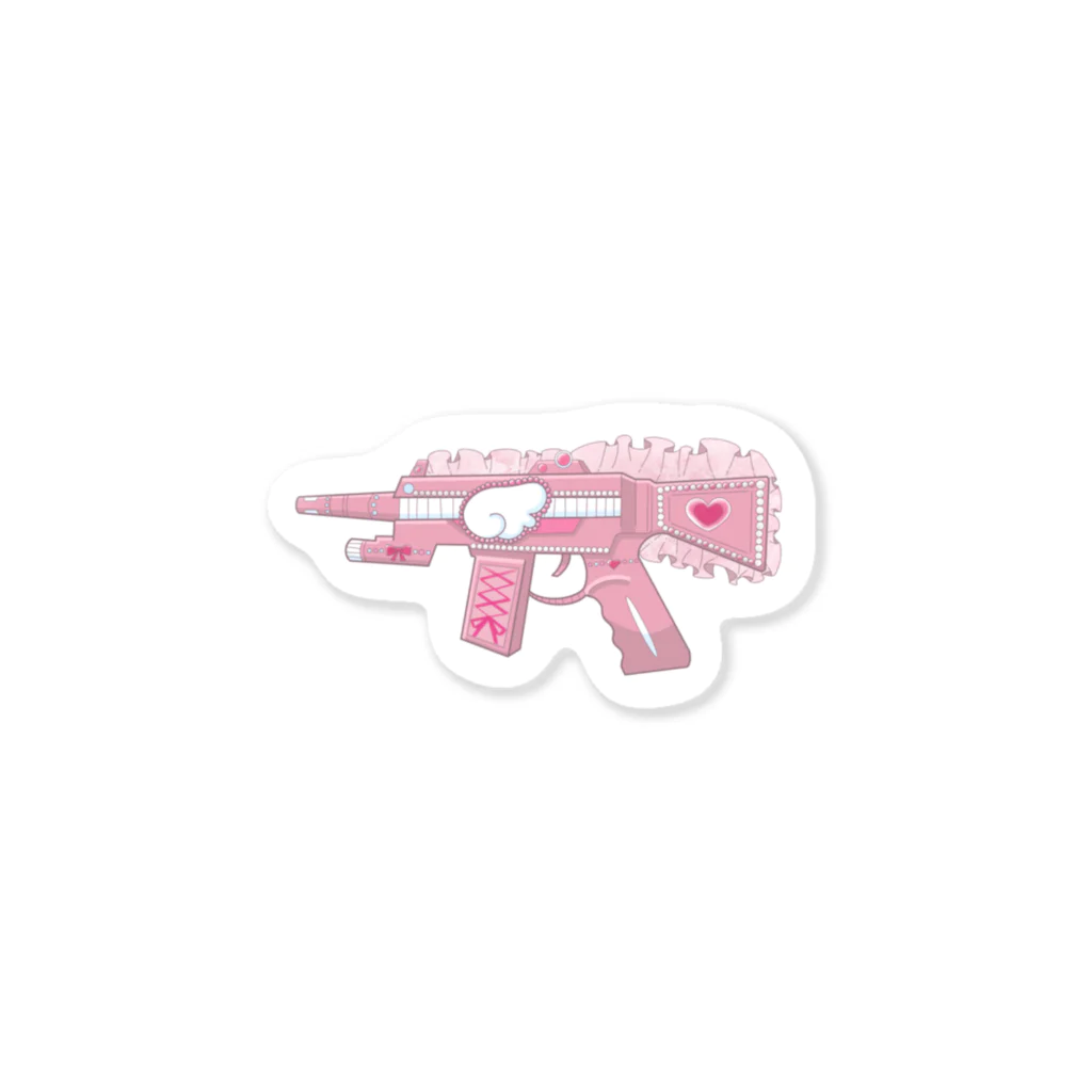 れのあの子のデコ銃 Sticker