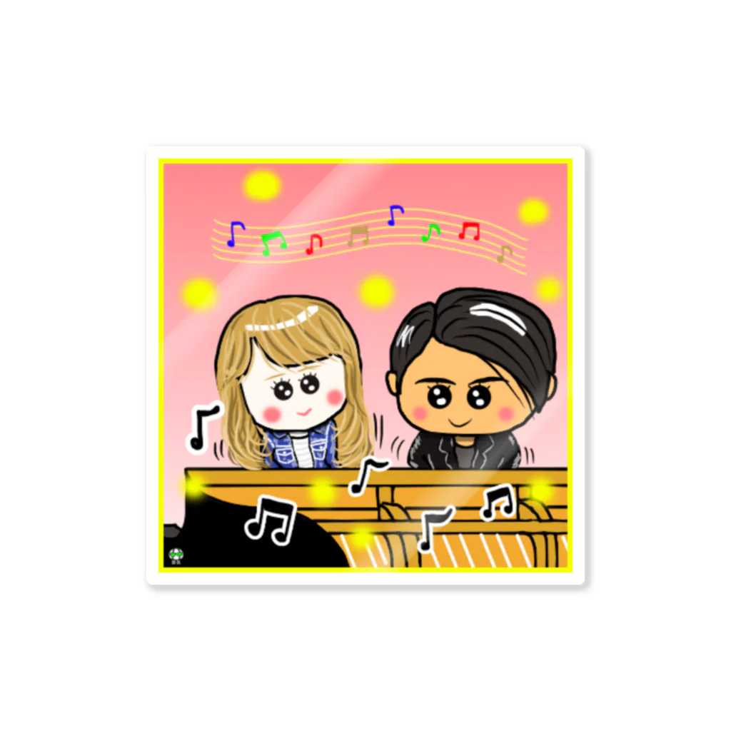 ビケ＠BKF48 補欠のＢＫ　ピアノ演奏２ Sticker