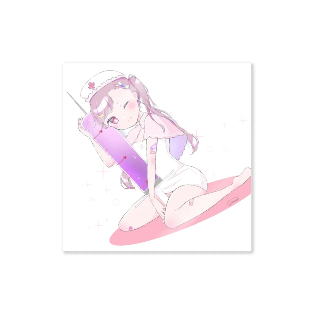 shimacoオリジナルのナースコスちゃん Sticker