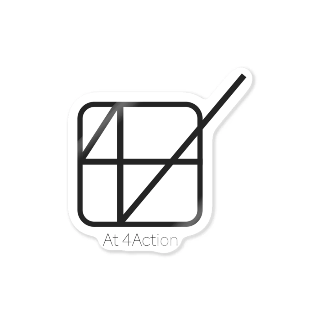 At 4Action Online StoreのAt 4Action ロゴ Ver.2 Sticker