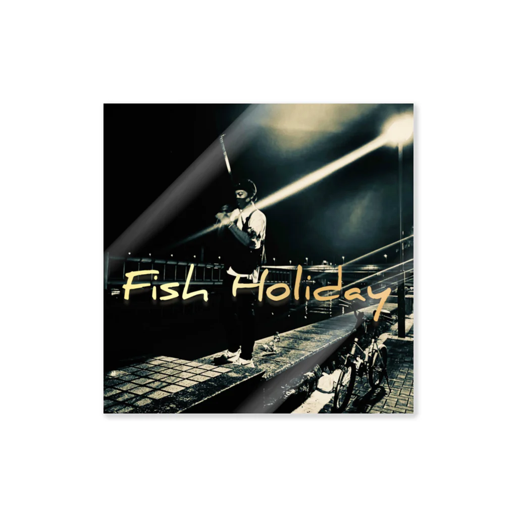 フィッシュホリデイのFishHolidayステッカー Sticker