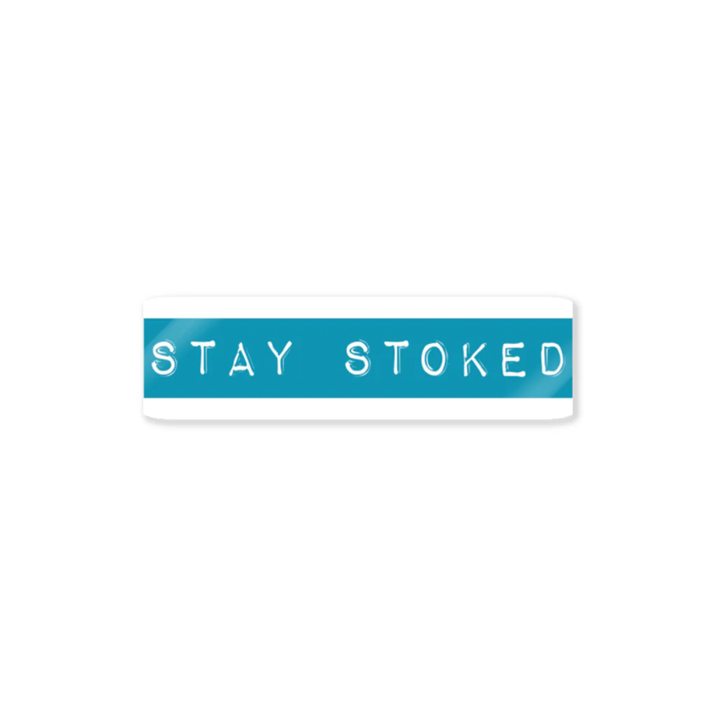 takeloha.のstay stoked Sticker