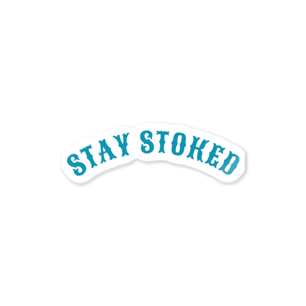 takeloha.のstay stoked2 ステッカー