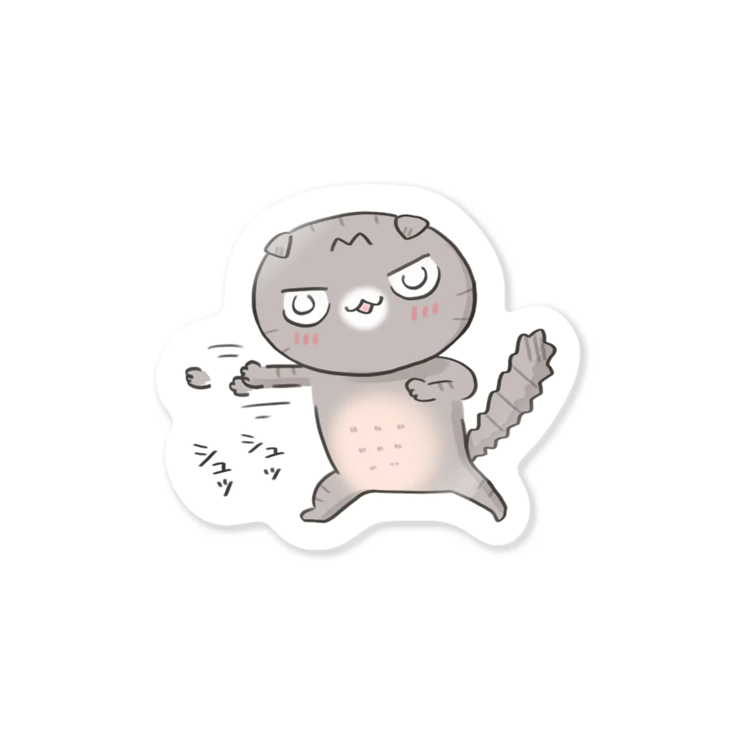 Chii the Cat.のちーちゃん こんにゃろーシール Sticker