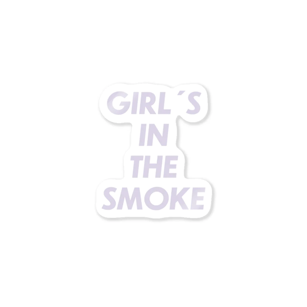 GIRL'S IN THE SMOKEのGIRL'S IN THE SMOKEロゴアイテム ステッカー