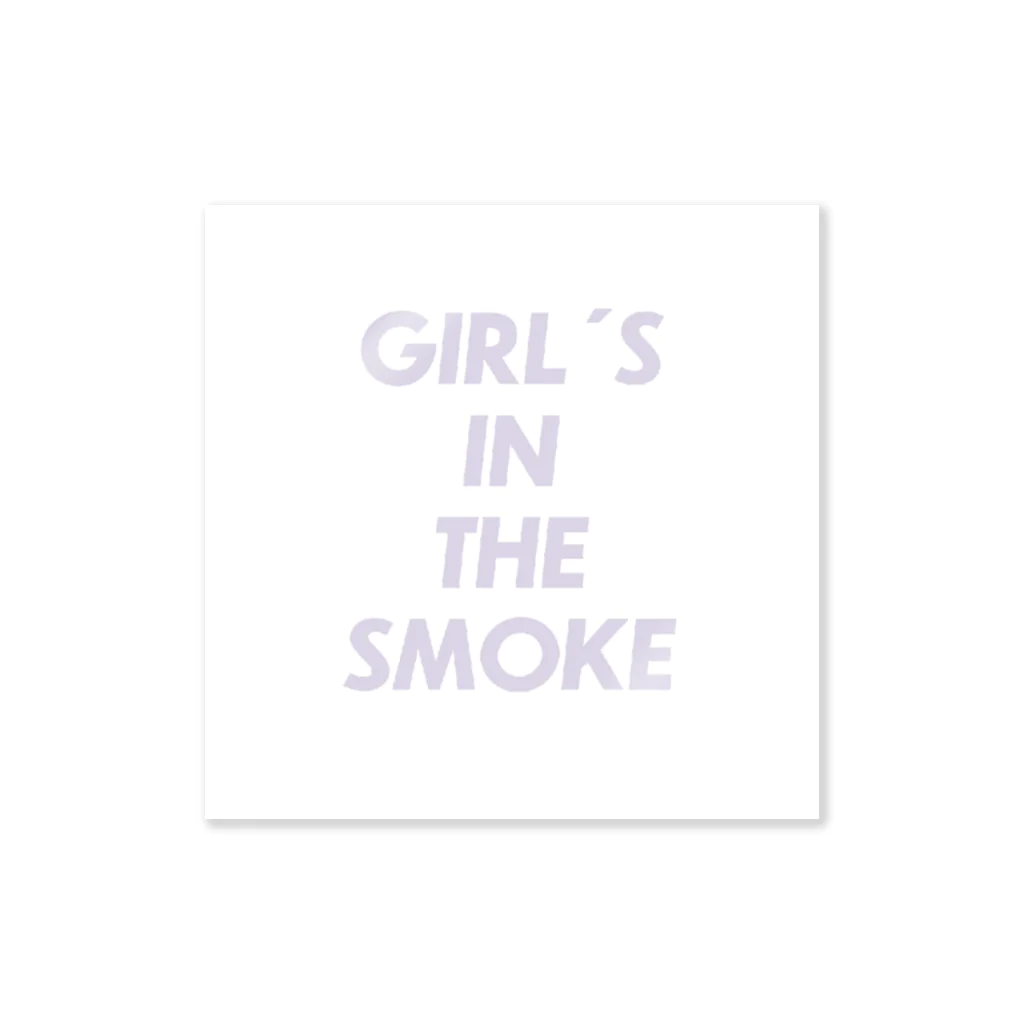 GIRL'S IN THE SMOKEのガルスモステッカー ステッカー