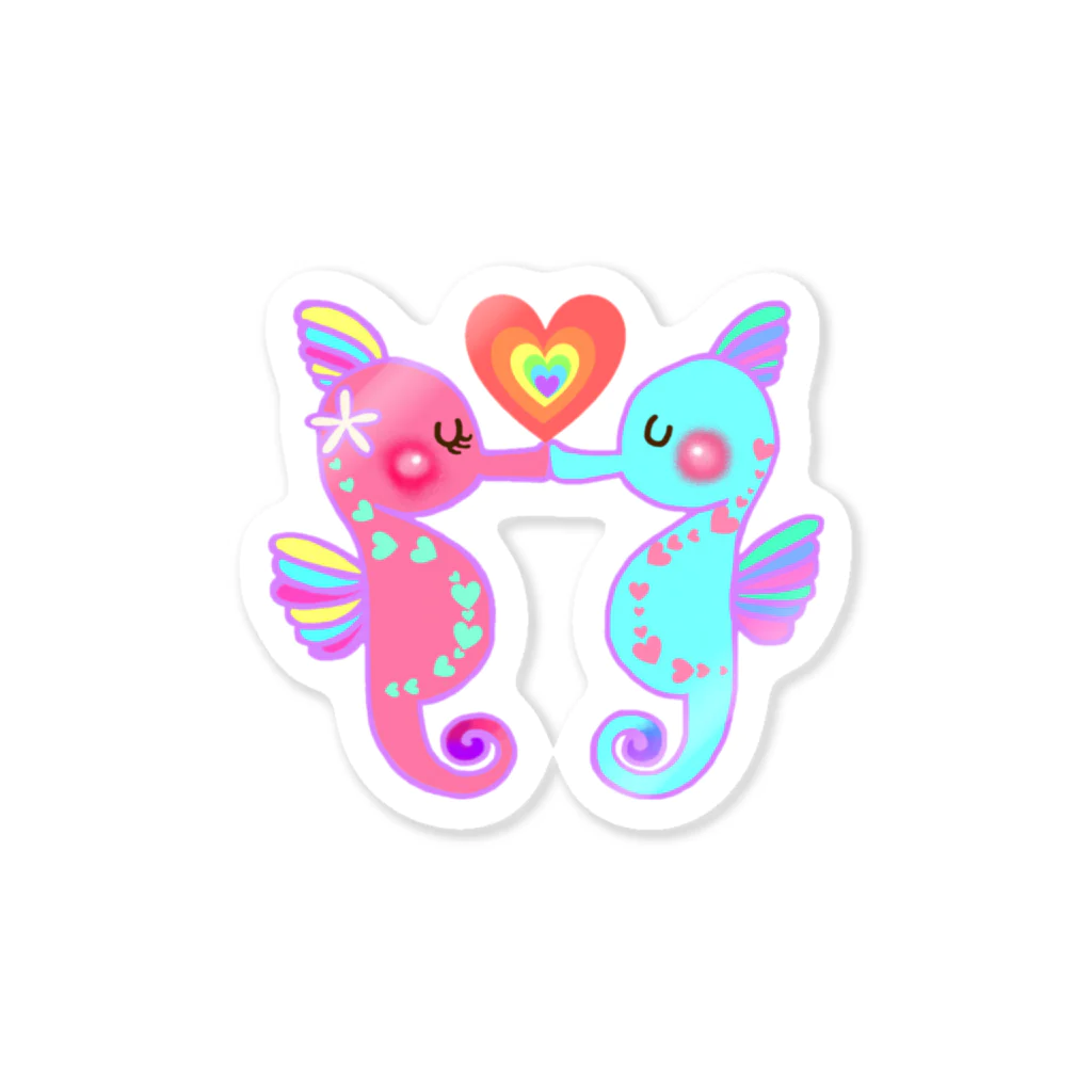 2525aloha_xoxo_hawaiiのaloha❣️ Sea♡Horse Sticker