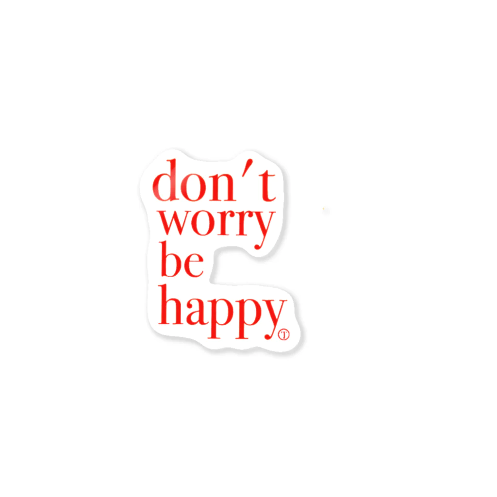 lily and smile ☺︎のdon't worry be happy♡ Sticker