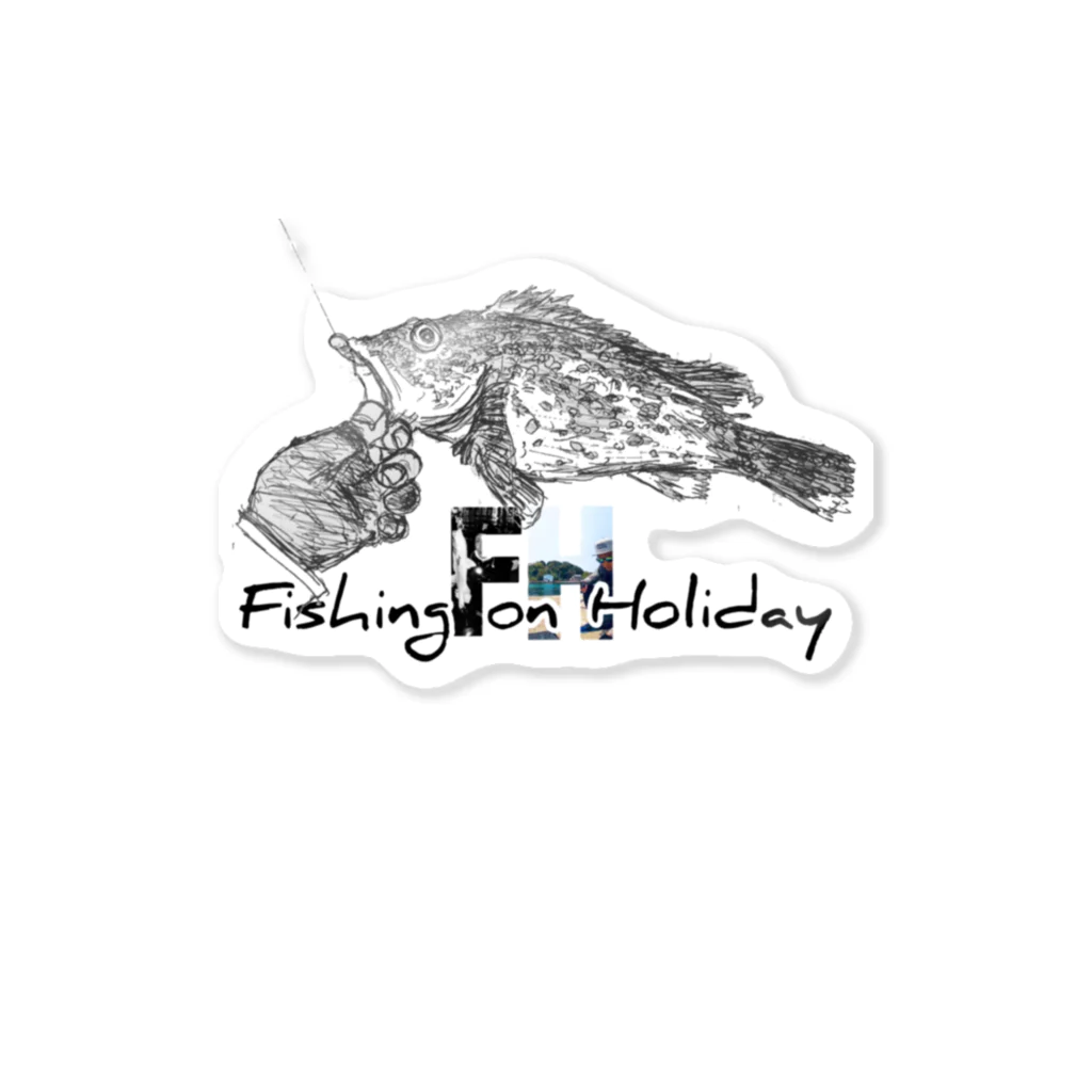 フィッシュホリデイのFishHoliday カサゴステッカー Sticker