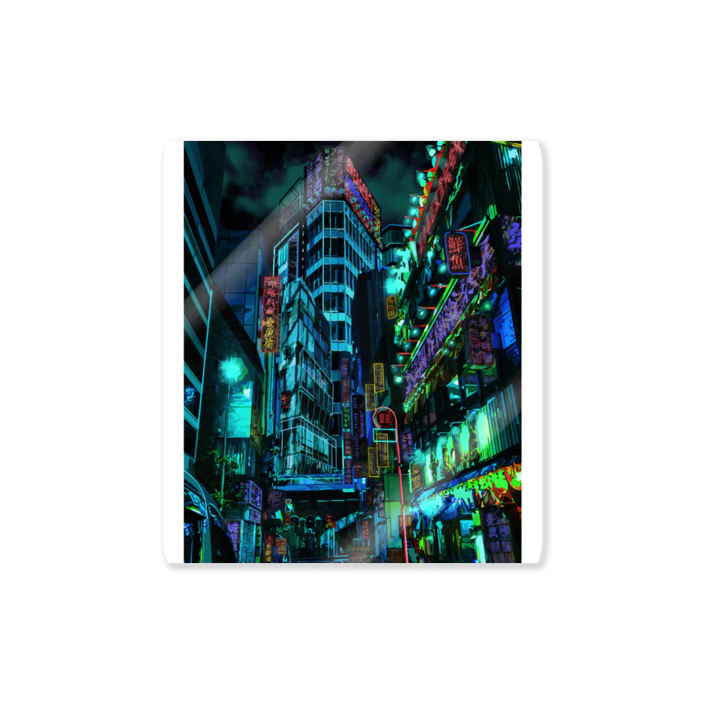 aero_acidのcyberpunk  tokyo Sticker