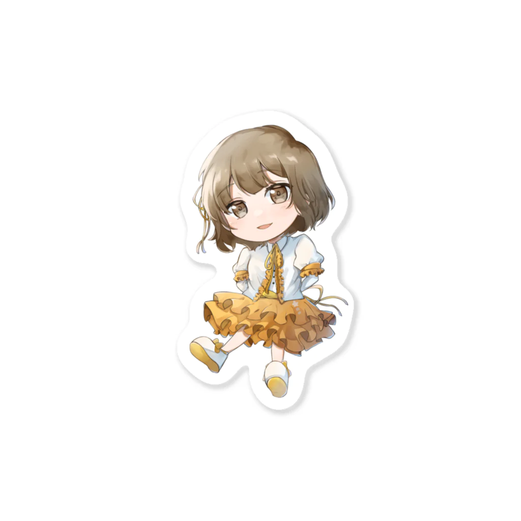 🎗💐みぃの公式グッズ屋さんのちびみぃちゃん Sticker