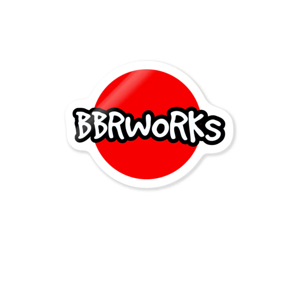 BBRWORKS STORE のBBRWORKS １ ステッカー