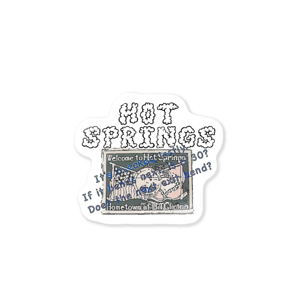 gonk70のHOT SPRINGS Sticker