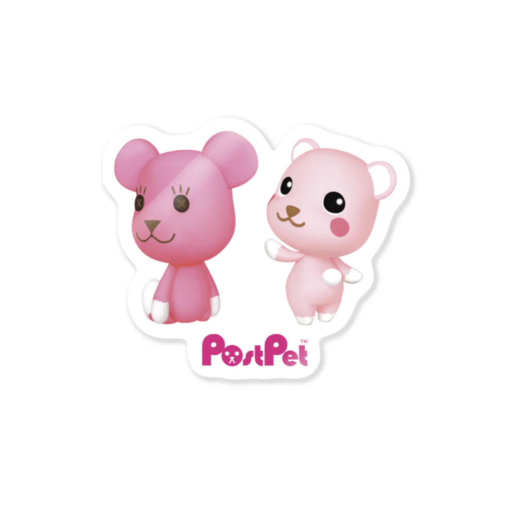 PostPet Official Shopの見返り美モモ＆美コモモ Sticker