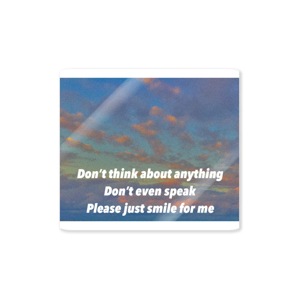 CHARMEのDon’t even speak  Sticker