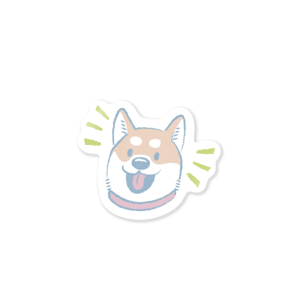 Module SUZURI店のイヌちゃんステッカー smile Sticker