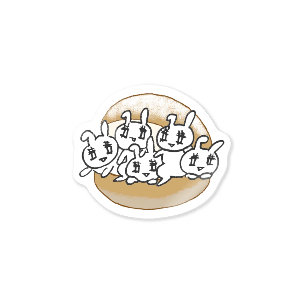 うさぎちゃんアイランドのうさトッツォ Sticker