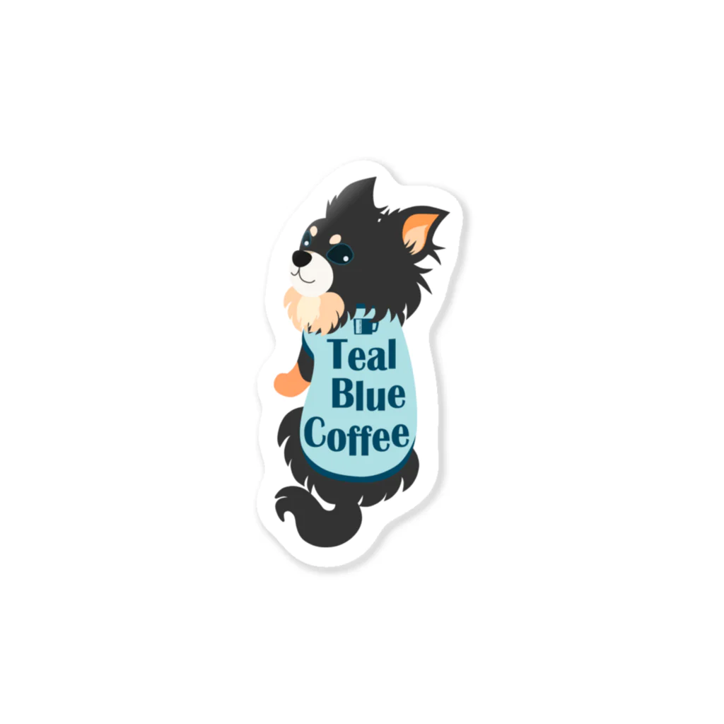 Teal Blue Coffeeのなに？_colorful Ver. Sticker