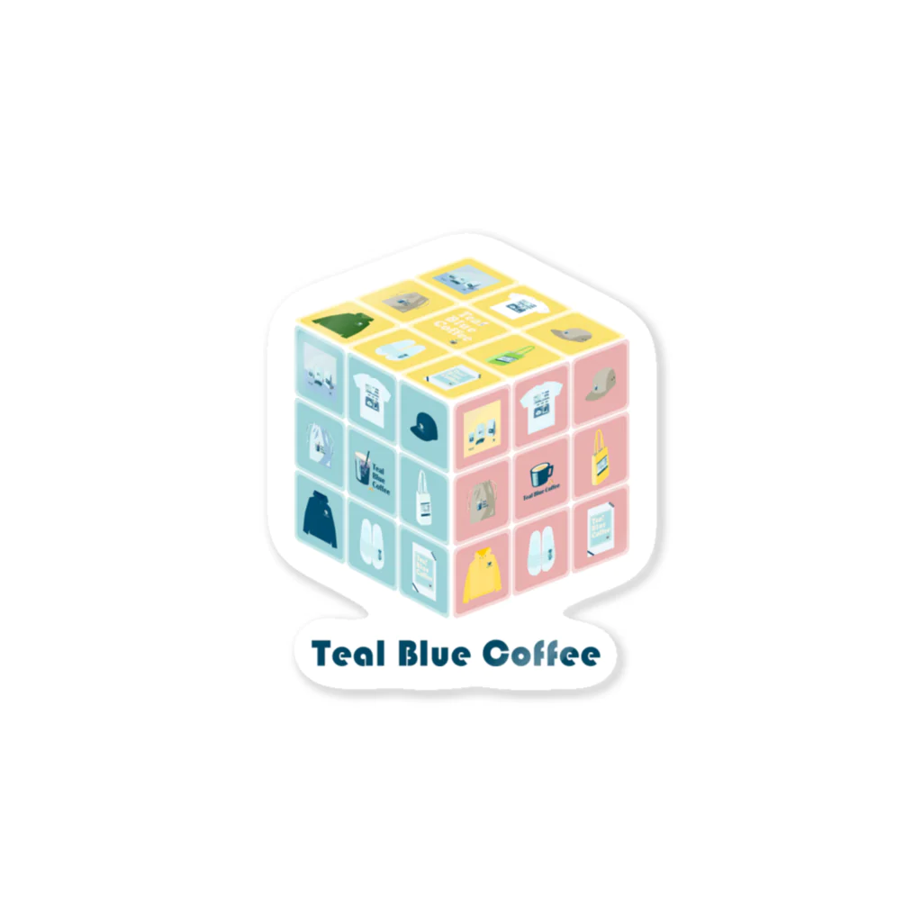 Teal Blue CoffeeのTealBlueItems _Cube COMPLETE Ver. Sticker